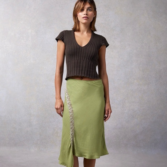 Rouje Paris Augustine Gray ribbed cap sleeve Sweater top Women’s Sz 38/6 - Picture 3 of 6